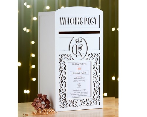 Personalised wedding card post - personalised,