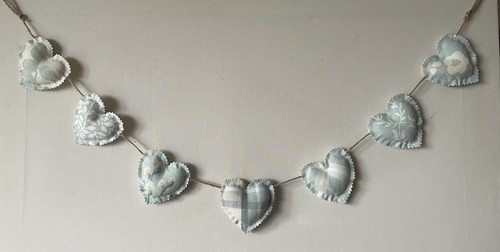 Heart garland bunting - heart,