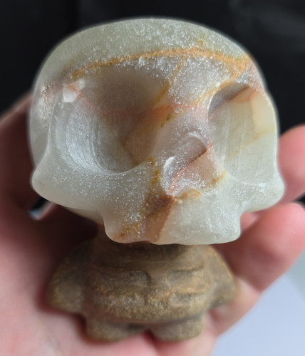 Calcite skeleton pal 316g - calcite,