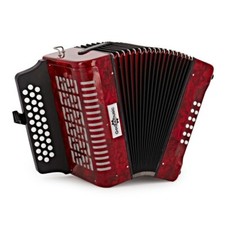 Diatonic Button Accordion by Gear4music 12 Bass