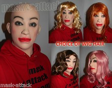 LATEX FEMALE GIRL CROSS DRESS