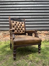 Victorian Carved Walnut &