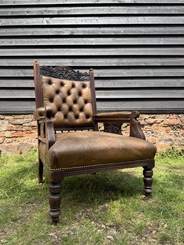 Victorian carved walnut - walnut, &