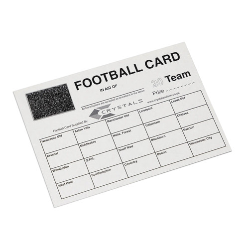 Football scratch cards team - scratch, 20