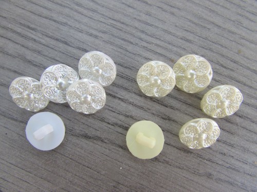 12mm buttons white ivory - buttons, or