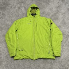 Mammut Dry Tech Premium Insulated Ski Jacket Size XXL Green Ajungilak READ