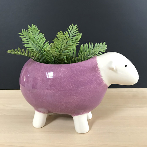 Herdy sheep planter pink - sheep,