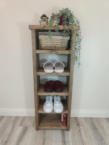 Handmade rustic wooden shoe - wooden,