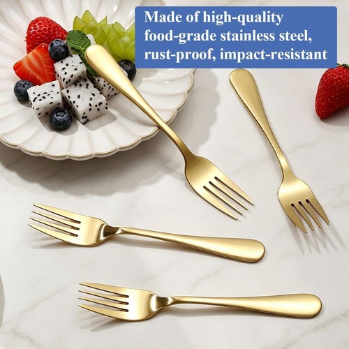 6pcs titanium gold - 6pcs, plated