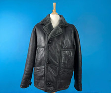 Vintage Hollander Hollies Men's Shearling Leather Jacket Lambsfur