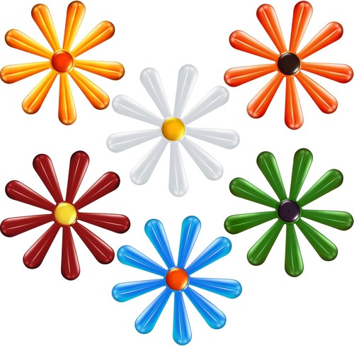 Ripeng pieces metal flower - metal,