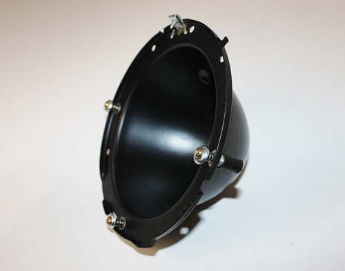 Lucas type metal headlamp - lucas,