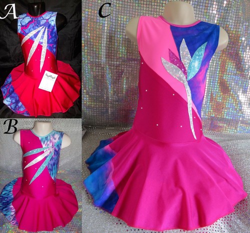 Dance costume pink leotard - dance,