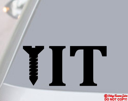 Screw vinyl decal sticker - vinyl,