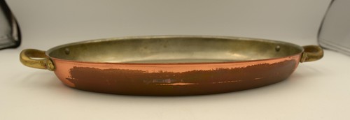Vintage oval shallow - vintage, gratin