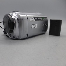 JVC Everio GZ-HM300SEK Handheld High Definition HDD Camcorder Silver Tested