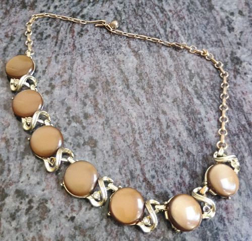 Vintage coro necklace gold - coro,