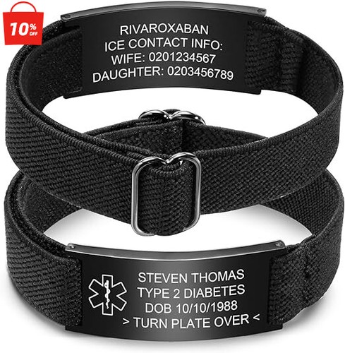 Personalized medical alert - personalized, id