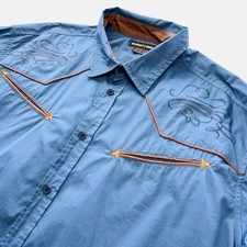 Men’s Blue Western Shirt