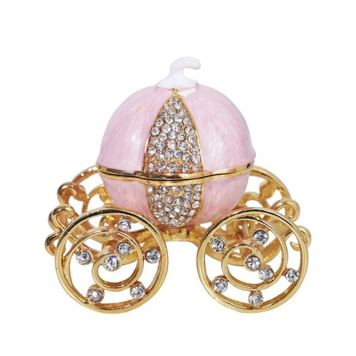 Pumpkin carriage trinket box - carriage,