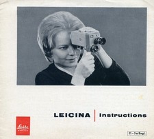 Leica Leitz Leicina  Instruction Manual