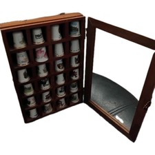 Vintage Thimble Display Case