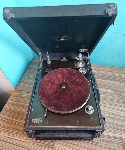 Columbia grafonola gramophone - columbia,