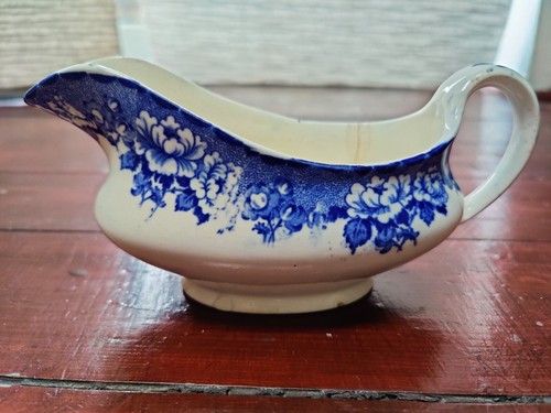 Vintage blue white - blue,