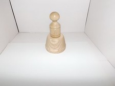 Palm gavel in ash 2 7/8" high and a matching ash sounding block