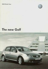 Volkswagen Golf Hatchback Mk5 2004-05 UK Market Sales Brochure S SE GT
