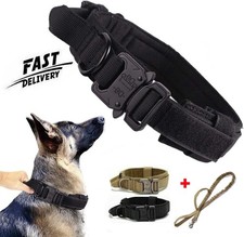 Tactical Dog Collar Leash Set