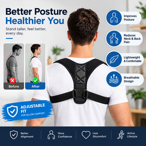 Posture corrector back - posture, brace
