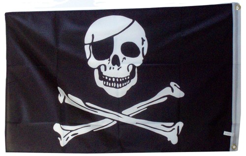 Jolly roger pirate - flag, skull