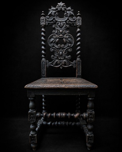 Antique victorian carved - victorian, oak