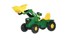 Rolly Toys John Deere 6210R Pedal Tractor With Loader Ride On Childrens Toy