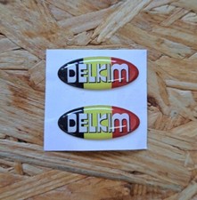 2 × Delkim Sticker Set Decal NEW "BELGIUM/BELGIUM FLAG" TXI Plus Tx-i Plus