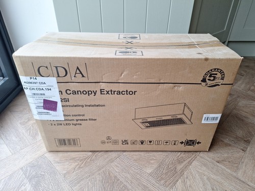 Cda cca52si silver 50cm under - cda,