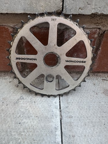 Mongoose bmx alloy chain ring - alloy,