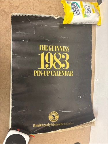 The guinness 1983 pin - the, pin-up