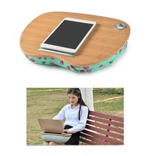  14 Inches Lap Desk Reading Pillow Laptop Stand Computer Food Tray