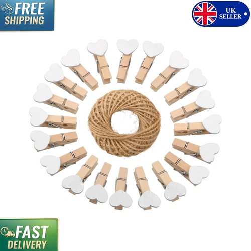 5cm white wooden pegs - 3.5cm,