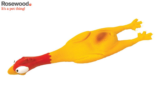 Rosewood latex rubber chicken - rosewood,