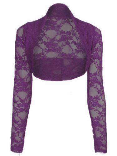 Ladies stretchy lace cropped - ladies,