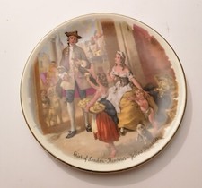 Vintage Liverpool Road Pottery Plate Cries of London Primroses Yellow Primroses