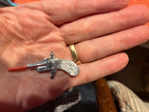 Vtg miniature cap gun - miniature,