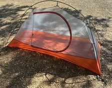 Marmot EOS 1 person backpacking tent Orange Gray Footprint No Rain Fly