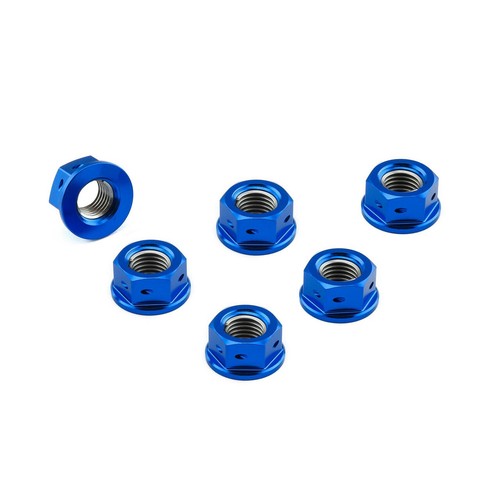 Rear sprocket nuts - rear, blue