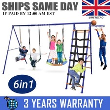 6 in1 Garden Kids Swing Set