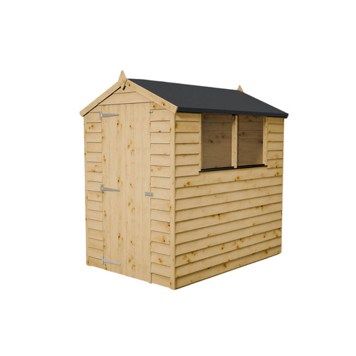6x4 wooden garden - garden, overlap