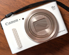 Canon Powershot SX610 HS Compact Digital Camera 18XOptical Zoom 20.2MP White